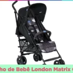 Carrinho de Bebê Chicco London Up Matrix Preto
