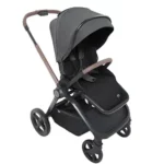Carrinho de Bebê Chicco Mysa Preto 0 a 15kg com Capota Extensível e Encosto Reclinável