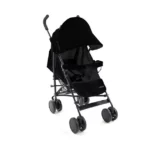 Carrinho de Bebê Cosco Hobby Preto 15kg Reclinável com Capota UV 50+