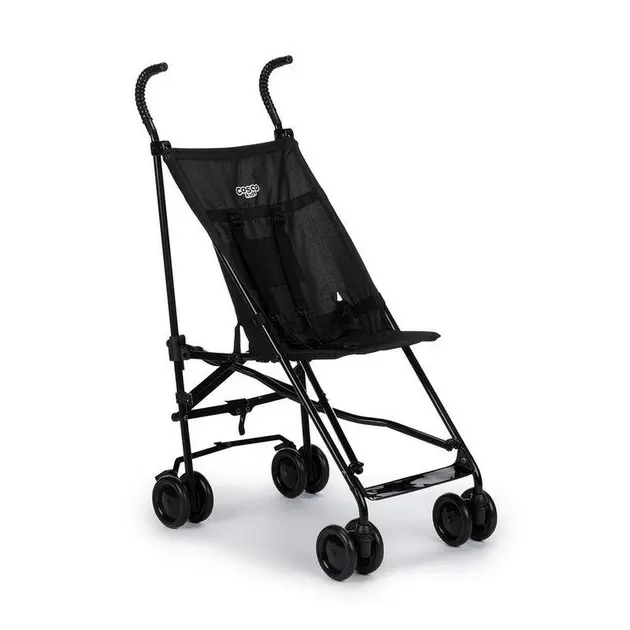 Carrinho de Bebê Cosco Skinny Preto - Para Bebês de 0 a 15 Kg