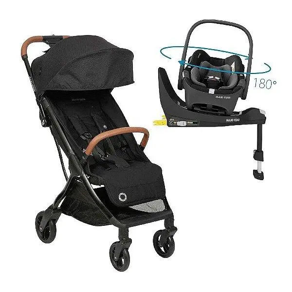 Carrinho de Bebê de Passeio Travel System Maxi-Cosi Eva TS Trio Essential Preto