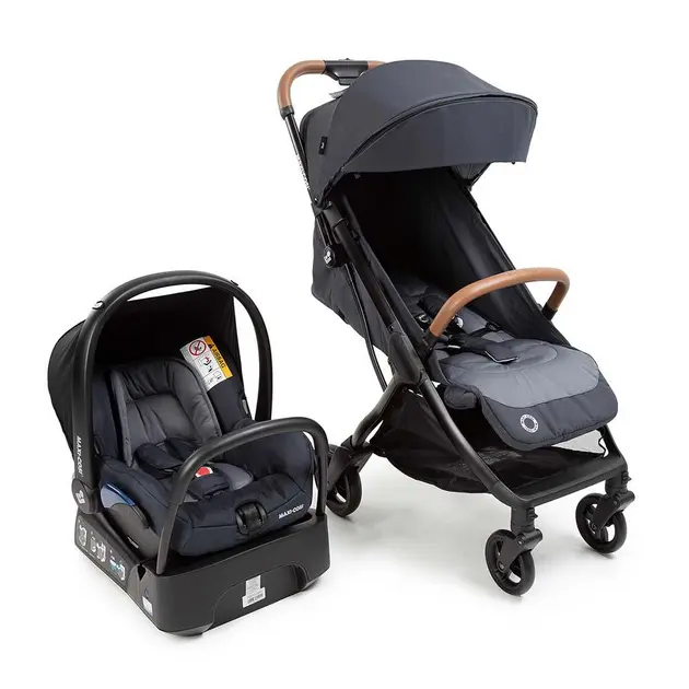 Carrinho de Bebê de Passeio Travel System Maxi-Cosi Eva TS Trio Essential Preto