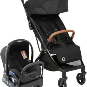 Carrinho de Bebê de Passeio Travel System Maxi-Cosi Eva TS Trio Essential Preto