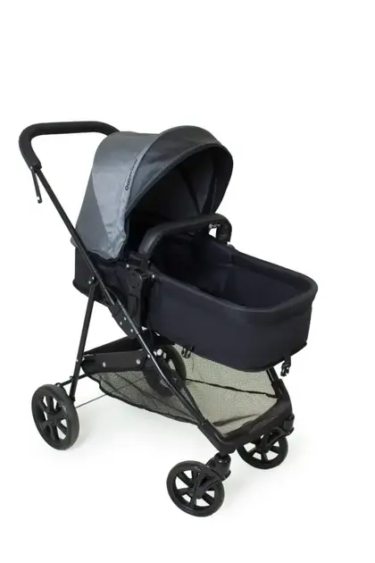 Carrinho de Bebê Galzerano Bebê Conforto Napoli Cinza – Assento Reversível, Moisés Carrinho de Bebê Galzerano Bebê Conforto Napoli Cinza - Assento Reversível, Moisés