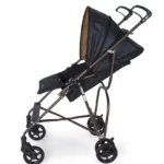 Carrinho de Bebê Galzerano Capri Preto e Caramelo - Ideal para Crianças de 6 Meses a 15kg