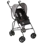 Carrinho de Bebê Galzerano Capri Preto e Cinza 6 Meses a 15kg