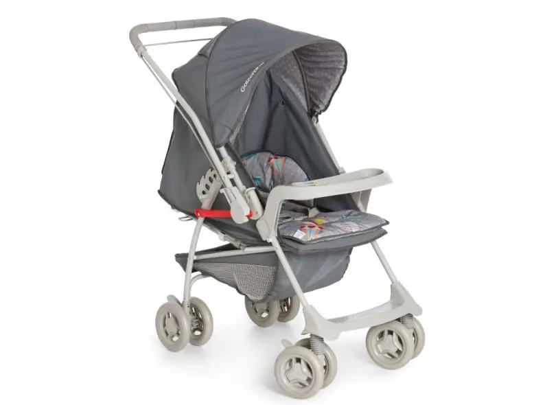 Carrinho de Bebê Galzerano Milano Reversível II Cinza – 0 a 15 kg Carrinho de Bebê Galzerano Milano Reversível II Cinza - 0 a 15 kg
