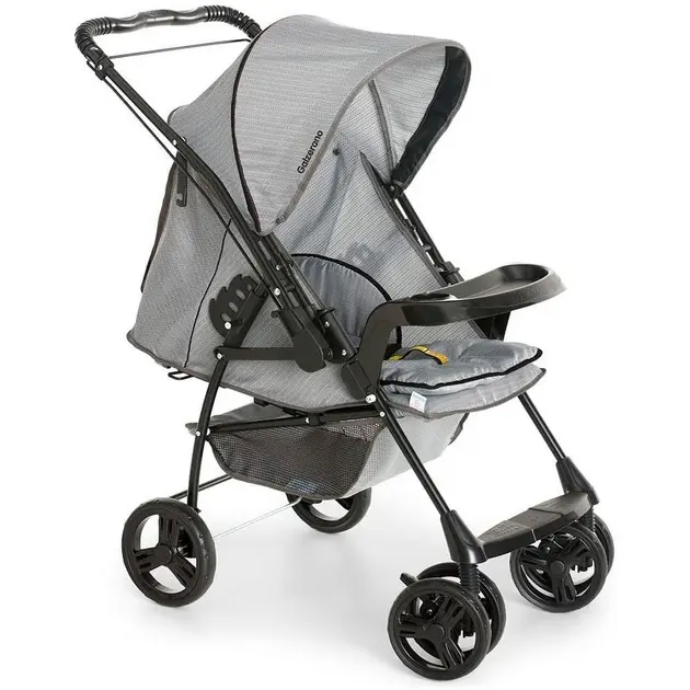 Carrinho de Bebê Galzerano Milano Reversível II Cinza – 0 a 15 kg Carrinho de Bebê Galzerano Milano Reversível II Cinza - 0 a 15 kg
