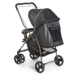 Carrinho de Bebê Galzerano Milano Reversível II Preto e Cobre