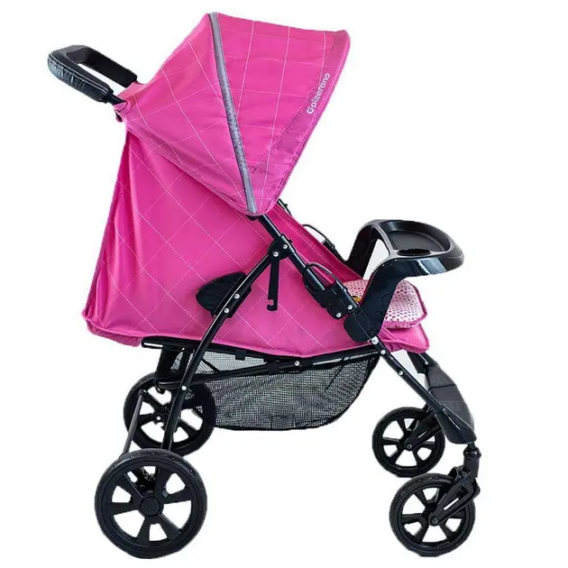 Carrinho de Bebê Galzerano Romano Rosa