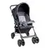 Carrinho de Bebê Hercules Topázio Preto - Reclinável e Dobrável