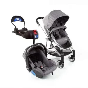 Carrinho de Bebê Infanti Epic Lite 3 em 1 - Cinza Steel