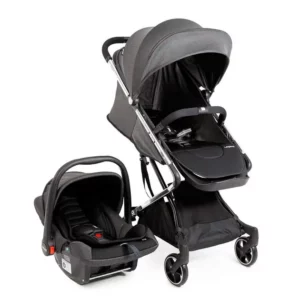 Carrinho de Bebê Infanti Legend Cinza - Travel System até 15kg - Estrutura Leve e Compacta