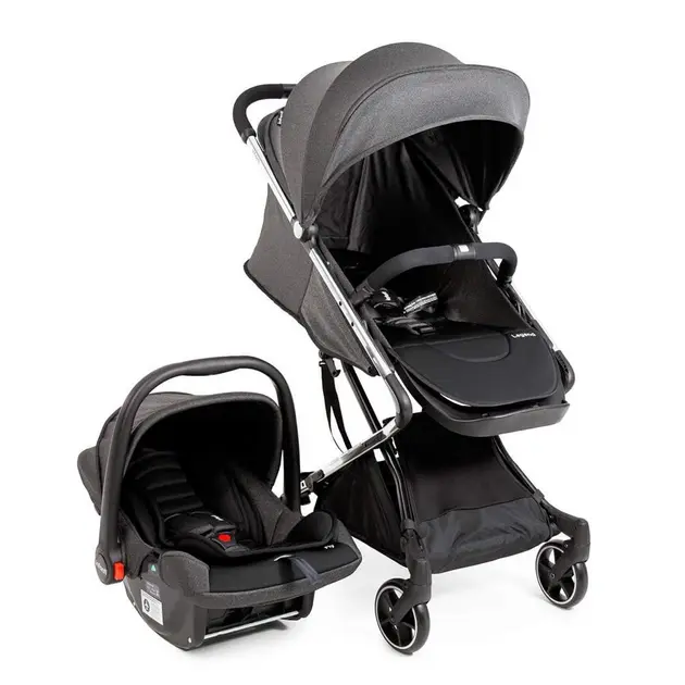 Carrinho de Bebê Infanti Legend Cinza – Travel System até 15kg – Estrutura Leve e Compacta Carrinho de Bebê Infanti Legend Cinza - Travel System até 15kg - Estrutura Leve e Compacta
