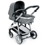 Carrinho de Bebê Infanti Travel System Epic Lite Cinza Vintage