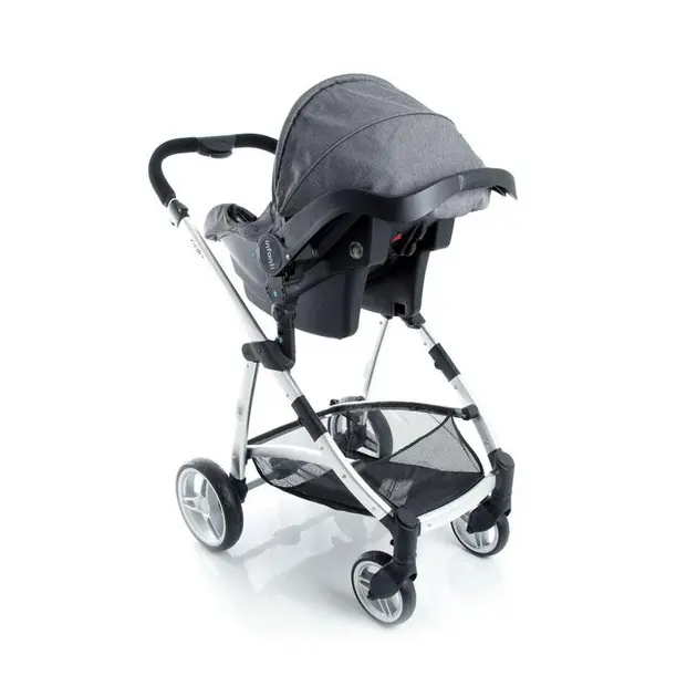 Carrinho de Bebê Infanti Travel System Epic Lite Cinza Vintage Carrinho de Bebê Infanti Travel System Epic Lite Cinza Vintage