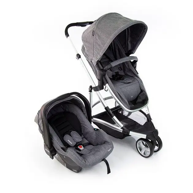 Carrinho de Bebê Infanti Travel System Trio Sky Preto – Com Bebê Conforto e Moisés Carrinho de Bebê Infanti Travel System Trio Sky Preto - Com Bebê Conforto e Moisés