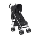 Carrinho de Bebê Joie Nitro Coal Preto - Compacto e Leve