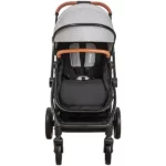 Carrinho de Bebê Kiddo Nomad Melange Grafite e Bebê Conforto - 3 em 1