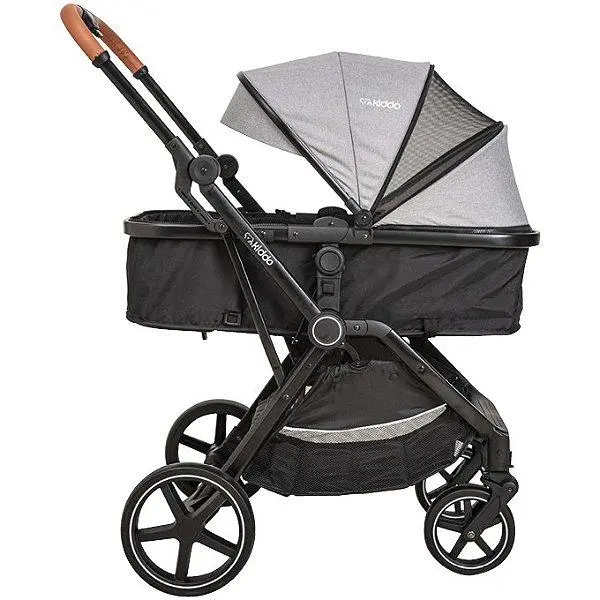 Carrinho de Bebê Kiddo Nomad Melange Grafite e Bebê Conforto – 3 em 1 Carrinho de Bebê Kiddo Nomad Melange Grafite e Bebê Conforto - 3 em 1