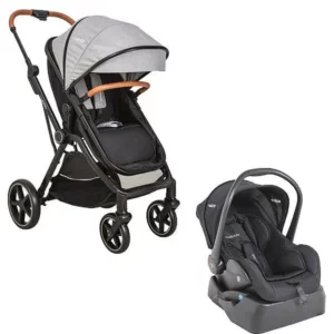 Carrinho de Bebê Kiddo Nomad Melange Grafite e Bebê Conforto - 3 em 1