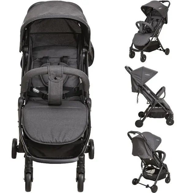 Carrinho de Bebê Kiddo Road Pretos para Gêmeos Compacto com Bebê Conforto Carrinho de Bebê Kiddo Road Pretos para Gêmeos Compacto com Bebê Conforto