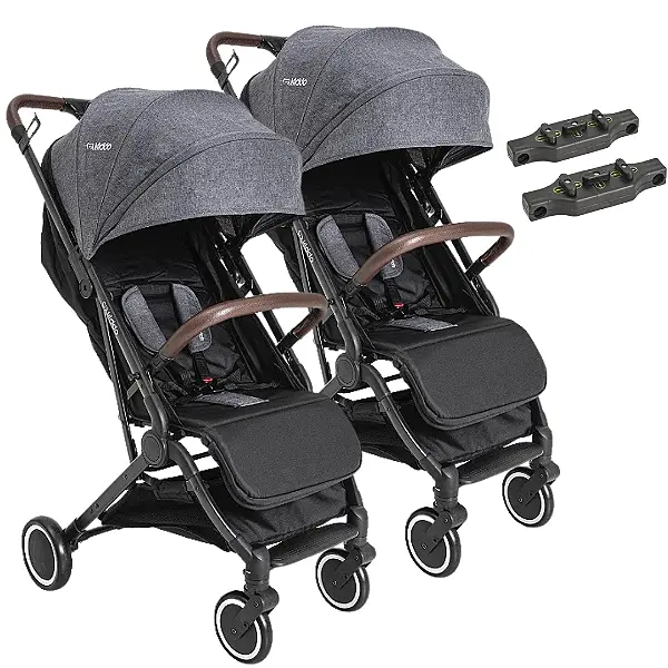 Carrinho de Bebê Kiddo Sprint II Melange Grafite – Travel System para Crianças até 15kg Carrinho de Bebê Kiddo Sprint II Melange Grafite - Travel System para Crianças até 15kg