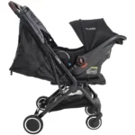 Carrinho de Bebê Kiddo Sprint II Melange Grafite - Travel System para Crianças até 15kg