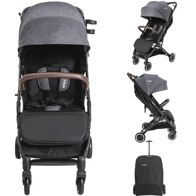 Carrinho de Bebê Kiddo Sprint II Melange Grafite – Travel System para Crianças até 15kg Carrinho de Bebê Kiddo Sprint II Melange Grafite - Travel System para Crianças até 15kg
