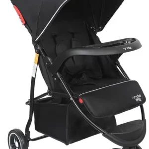 Carrinho de Bebê Maxi Baby 4ride Preto - 15kg - 3 Rodas