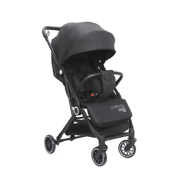 Carrinho de Bebê Maxi Baby Compass Preto – Reversível, Leve e Compacto Carrinho de Bebê Maxi Baby Compass Preto - Reversível, Leve e Compacto