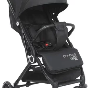 Carrinho de Bebê Maxi Baby Compass Preto - Reversível, Leve e Compacto