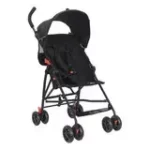 Carrinho de Bebê Maxi Baby Nivi Preto - Estilo Guarda-Chuva, 70x46x97 cm, Peso 4.3 kg