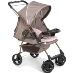 Carrinho de Bebê Maxi Baby Startravel Preto com Mosquiteiro e 3 Suspensões