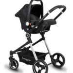 Carrinho de Bebê Maxi Baby Startravel Preto com Mosquiteiro e 3 Suspensões