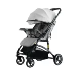 Carrinho de Bebê Maxi Baby Startravel Vira Berço Cinza - Aprovado pelo INMETRO