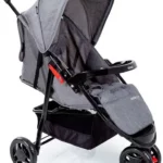 Carrinho de Bebê Maxi Baby Yougo Cinza - Estrutura Leve e Reversível