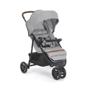Carrinho de Bebê Maxi Baby Yougo Cinza - Estrutura Leve e Reversível