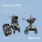 Carrinho de Bebê Maxi-Cosi Anna Luxe Twillic Cinza 360º
