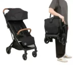 Carrinho de Bebê Maxi Cosi Eva Essential Preto - Compacto e Prático