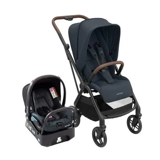 Carrinho de Bebê Maxi Cosi Leona Preto - Travel System