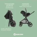 Carrinho de Bebê Maxi-Cosi Travel System Anna³ Trio Essential Grafite