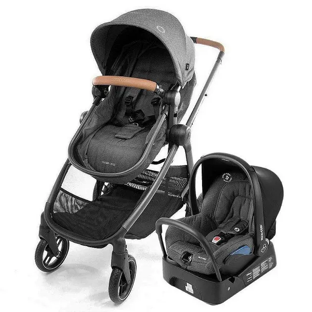 Carrinho de Bebê Maxi-Cosi Travel System Anna² Trio Sparkling Grey Carrinho de Bebê Maxi-Cosi Travel System Anna² Trio Sparkling Grey