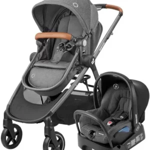 Carrinho de Bebê Maxi-Cosi Travel System Anna² Trio Sparkling Grey