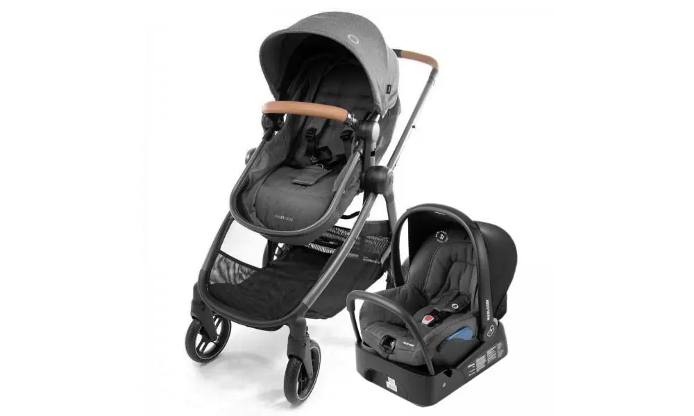 Carrinho de Bebê Maxi-Cosi Travel System Anna² Trio Sparkling Grey Carrinho de Bebê Maxi-Cosi Travel System Anna² Trio Sparkling Grey
