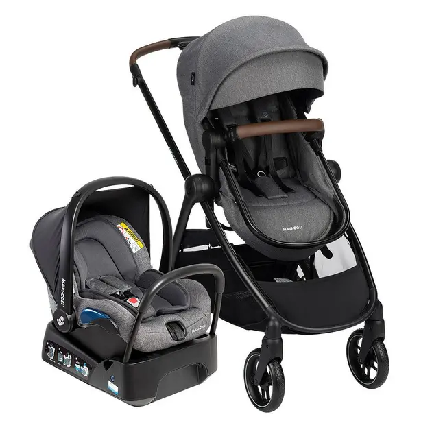 Carrinho de Bebê Maxi-Cosi Travel System Anna² Trio Sparkling Grey Carrinho de Bebê Maxi-Cosi Travel System Anna² Trio Sparkling Grey