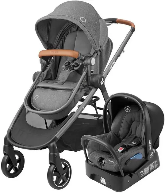 Carrinho de Bebê Maxi-Cosi Travel System Anna² Trio Sparkling Grey Carrinho de Bebê Maxi-Cosi Travel System Anna² Trio Sparkling Grey
