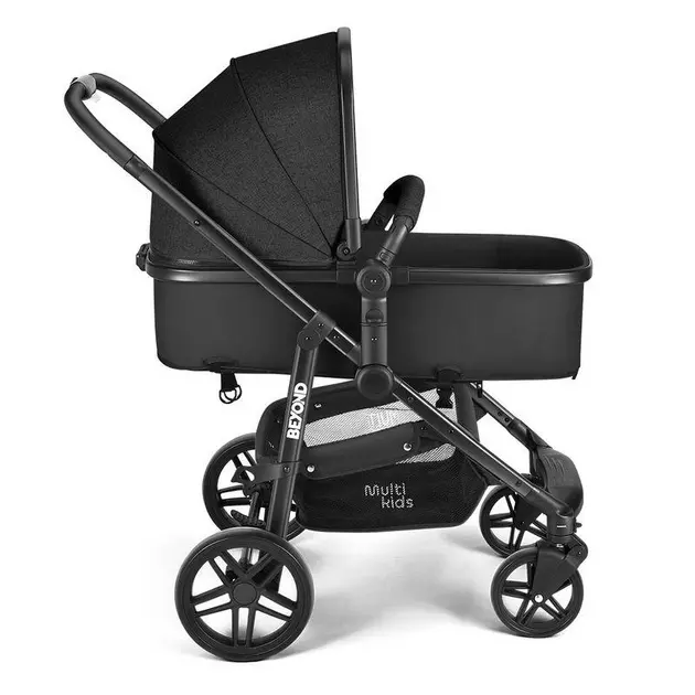 Carrinho de Bebê Multikids Beyond Preto 0-15kg 2 em 1 Moisés BB428 Carrinho de Bebê Multikids Beyond Preto 0-15kg 2 em 1 Moisés BB428