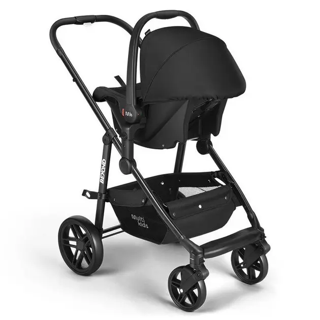 Carrinho de Bebê Multikids Beyond Preto 0-15kg 2 em 1 Moisés BB428 Carrinho de Bebê Multikids Beyond Preto 0-15kg 2 em 1 Moisés BB428