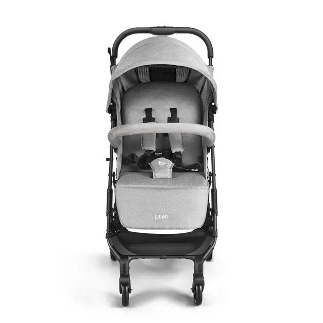 Carrinho de Bebê Multikids Compacto Oppa Cinza com Bebê Conforto Carrinho de Bebê Multikids Compacto Oppa Cinza com Bebê Conforto